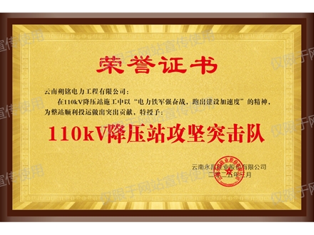 110KV降压站攻坚突击队